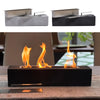 Bio Ethanol Fire Pit Tabletop Fireplace Burner Patio Heater IndoorOutdoor Warmer