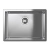 Stainless Steel Kitchen Sink Laundry Catering Topmount Square Single Bowl UK