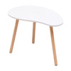 Simple Coffee Table White Sofa Side Table End Table for Living Room Modern