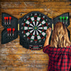 Electronic Dart Board Set LED Digital Dartboard 27 Games 216 Variations 12 Darts