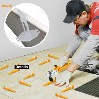 1000x Tile Leveling Spacer System Tool Clips Wedges Flooring Lippage Plier UK