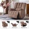 Armchair Electric Massage Power Lift Recliner Chair Single Sofa Brown Fabric