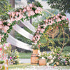 50/100CM Road Lead Artificial Flower Row Rose Peony Wedding Table Decor Backdrop