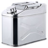 10L LITRE STAINLESS STEEL JERRY CAN CAR STORAGE FUEL PETROL DIESEL CONTAINER