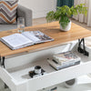 Coffee Table With Storage Lift Top Up Drawer Shelf Wooden Living Room Furniture