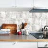 UK 90Pcs Self-adhesive Tiles Wall Brick Sticker Kit Kitchen Bathroom Wall Art