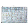 Window Privacy Film 3D Mosaic Self-Adhesive Bathroom Privacy Sticker 45x200cm