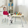 4 in 1 Baby Highchair Infant Feeding Seat Kids Table&Chair Set W/Adjustable Tray