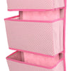 4 Tier Door Over Door Hanging Hook Organiser Shoes Storage Pockets Wardrobe Unit
