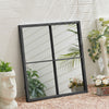 Arch Home Garden Mirror Gothic Distressed Rustic Metal Frame Wall/Floor Outdoor