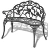 Antique-design Garden Metal Bench Seat Outdoor Decorative Cast Iron Park Chairs