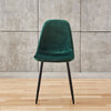 Set of 4 Velvet Dining Chairs Side Chairs Metal Legs Living Room Home Office BN