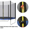 6FT 8FT 10FT 12FT 14FT Outdoor Garden Trampoline W/ Safety Net Enclosure Ladder