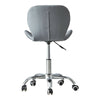 Faux Leather Computer Desk Office Chair Lift Swivel Small Adjustable Chrome Legs