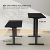 Electric Standing Desk Height Adjustable Desk Ergonomic Sit Stand Office Desk