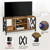 TV Stand Cabinet Unit for 50"/55" TV TV Console w/ Open Shelves Storage Cabinet
