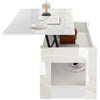 Coffee Table With Storage Lift Top Up Wooden High Gloss Living Room Furniture