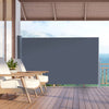 Retractable Deck Side Awning Folding Screen Fence Patio Privacy Divider Screen