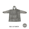 Hoodie Blanket Oversized Ultra Soft Comfy Plush Sherpa Giant Hooded Sweatshirt