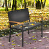 2 Seater Patio Garden Bench Outdoor Wicker Loveseat Furniture Park Chair Seat