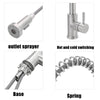 Commercial Kitchen Cold& Hot Tap Pull Out Sprayer Spring Mixer Taps Arm Takeaway