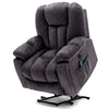 Electric Power Lift Recliner Sofa Velvet  Armchair Massage Heating Vibration BT