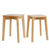 1/2PCS Rustic Wooden Barstool Bar Stool Breakfast Seat Bar Pub Chair Living Room
