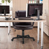 PU Leather Office Chair Modern Executive Chair Ergonomic Mid Back Computer Desk