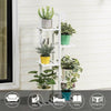 5Tier Outdoor Indoor Wooden Plant Stand Planter Flower Pot Garden Shelf Shelving