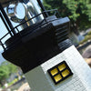 SOLAR POWERED LIGHTHOUSE ROTATING LED GARDEN LIGHT HOUSE DECORATION ORNAMENT