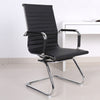Executive Seat Waiting Room Guest Chair High Back Sled Base Conference Chairs