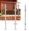 StainlessSteel 10mm Glass Balustrade Panel Posts Balcony Decking Glazing Railing