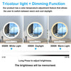 Hollywood Vanity Mirror with Dimmable 3 Color, Light Up Tabletop Makeup Mirror