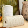 2mm 200m Natural Cotton Twisted Cord Rope Artisan Macrame String DIY Craft UK