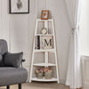 5-Tier Corner Shelf Ladder Bookshelf Bookcase Rack for Plant/Book/Trophy Display