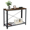 Industrial Console Table Vintage Narrow Furniture Slim Hallway Metal Sideboard