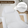 ONPNO Salon Beauty Bed and Hydraulic Stool, Adjustable 3-Section Massage Table
