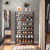 8Tier Shoe Rack Shoe Shelf Shoe Storage Organizer 75 x 30 x 137 cm Greige