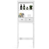 Over The Toilet Bathroom Storage Shelf Space-Saving Organizer with 2 Drawers