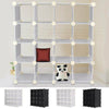 16 PAIRS INTERLOCKING CUBES SHOE ORGANIZER STORAGE RACK DISPLAY STAND UK SELLER
