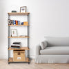 5 Tier Shelving Display Unit Versatile Wall & Pantry Storage Modern Wooden Metal
