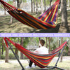 Heavy Duty Hammock w/ Steel Stand Outdoor Patio Garden Lounger Swing Chair Seat