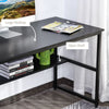 Computer Desk Laptop Study Table Workstation w, Storage Shelf Metal Home Office