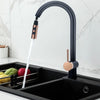 Kitchen Sink Mixer Taps Pull Out Spray Hose Bath Basin Faucet Taps Swivel Lever