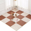 12-24P Wood Grain Floor Mats Gym Eva Foam Interlocking Kid Soft Play Mat 60x60cm