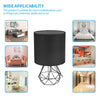 Table Lamp 40cm Modern Bedside Lamps Shade Wire Cage Lounge Light Copper UK
