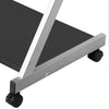 Small Computer Desk on Wheel PC Table w/ Sliding Keyboard for Home Office Study