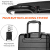 Lightweight Hard Shell Suitcase Carry On Hand Cabin Luggage W/ TSA Lock Black