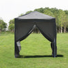 Outdoor Pop up Gazebo 2x2 3x3 m Garden Marquee Party Tent Sun Canopy Home Grey