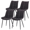 2/4/6x Dining Chairs w/ Backrest Faux Leather Kitchen Chairs Restaurant Lounge